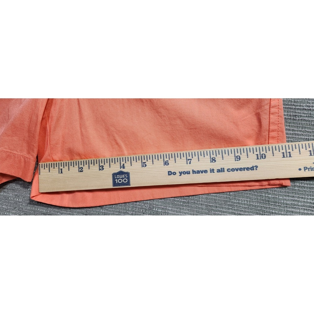 J.Crew Factory Womens City‎ Fit Chino Shorts Coral Orange Size 6 5 Inch Inseam - Picture 6 of 7
